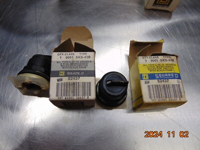 (1) NEW SQUARE D 9001 SKS43B NEW SELECTOR SWITCH, NIB