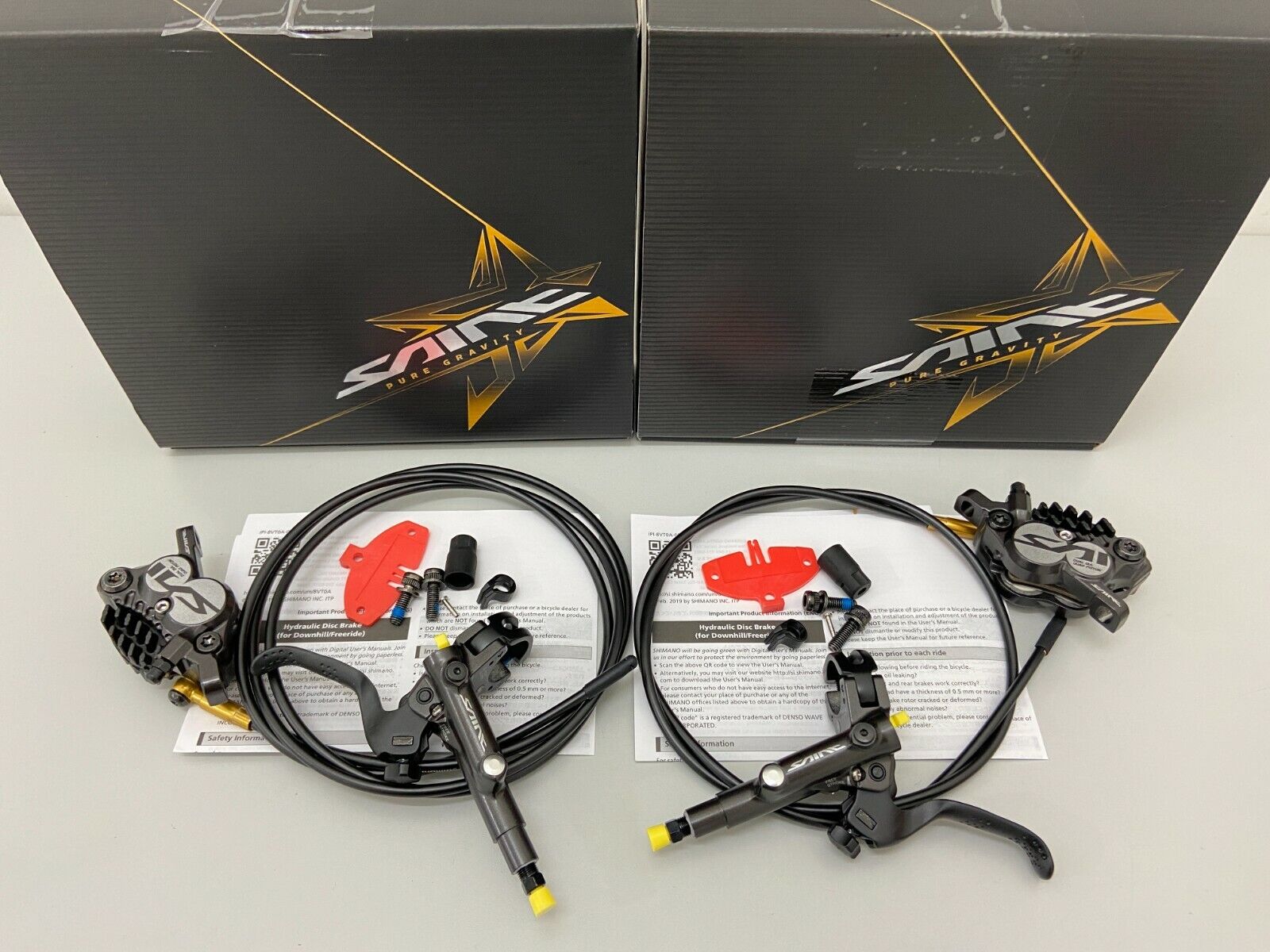 Shimano Saint BL-M820 + BR-M820 M820 I-Spec B Hydraulic Disc Shimano Saint BL-M820 + BR-M820 M820 I-Spec B Hydraulic Disc