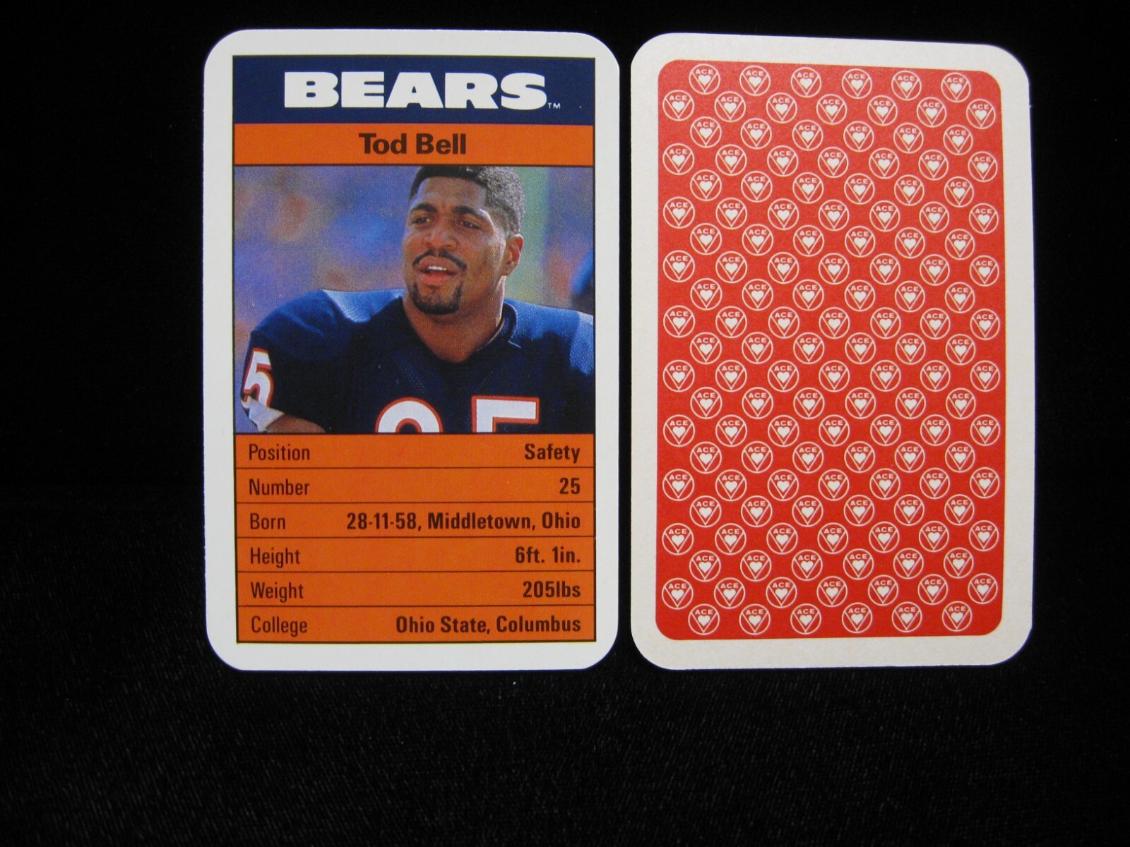 1987 Todd Bell Chicago Bears 