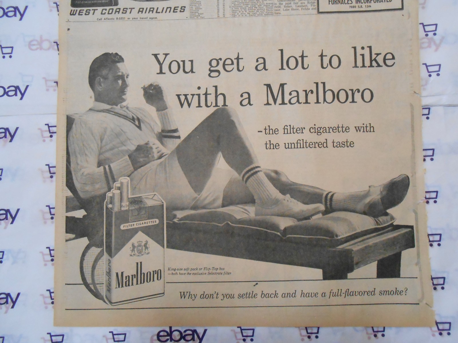 OREGON JOURNAL: MARLBORO CIGARETTES