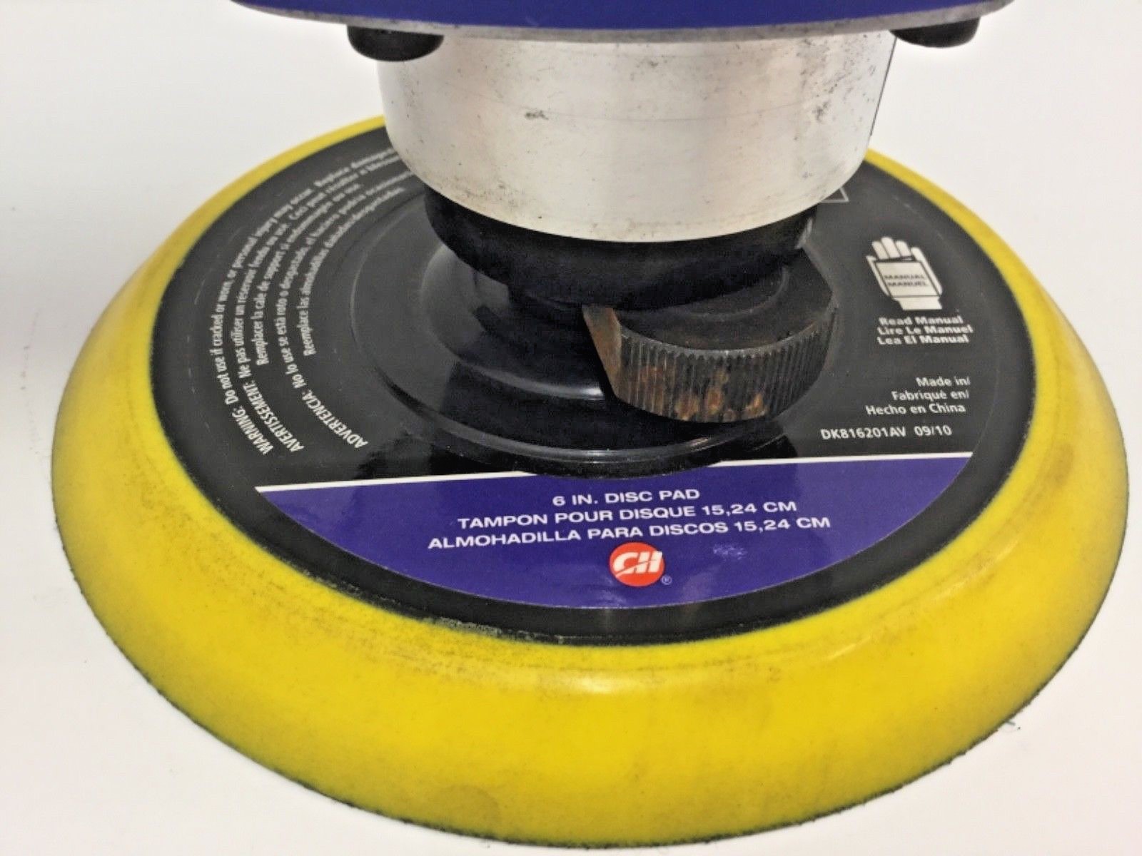 CH Air Sander Dual Action  TL0504 Campbell Hausfeld 6” in. Disc Pad
