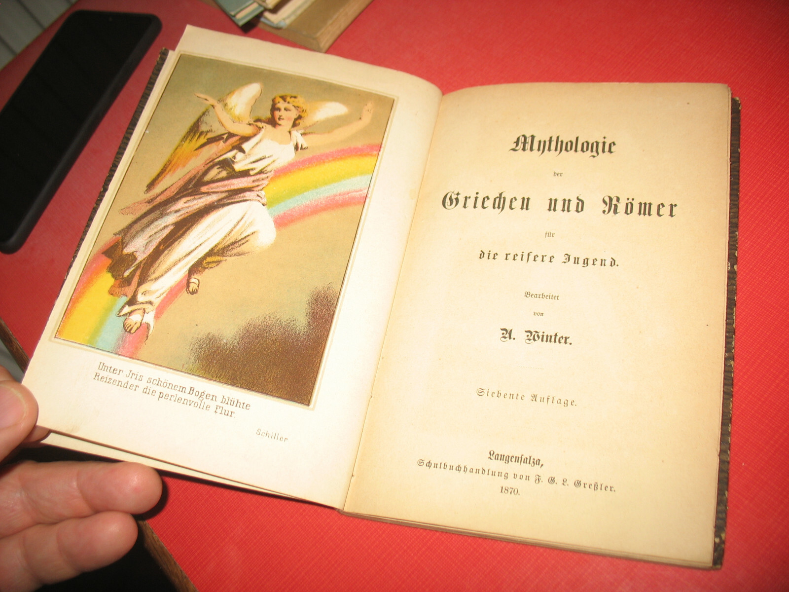 Winter, Mythologie der Griechen und Römer, Langensalza, 1870, zahlr. Abbildungen