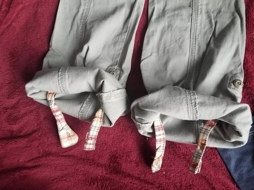 lot of 2 girls/junior size L 10 (1) green pants by Grane (1) jeggings size10/12