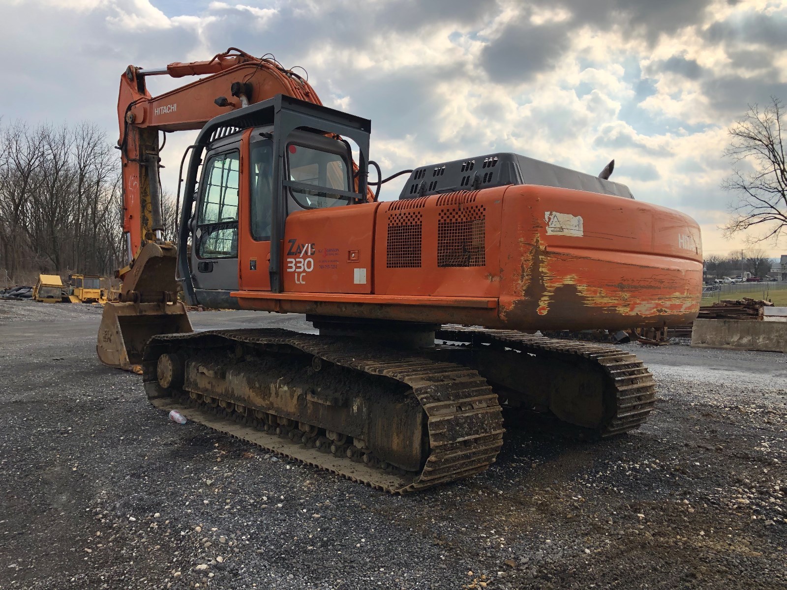 HITACHI ZX 330LC 8024 HRS CAB A/C HEAT