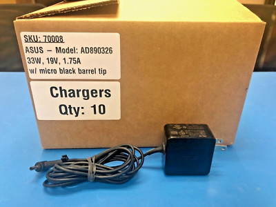 Lot of 10 Original 33W Asus AC Wall Adapter 19V 1.75A Power Supply 4.0*1.35mm