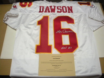 Len dawson sale chiefs jersey