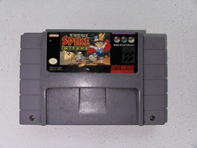 The Twisted Tales of Spike McFang, (Super Nintendo SNES) Tested - Authentic