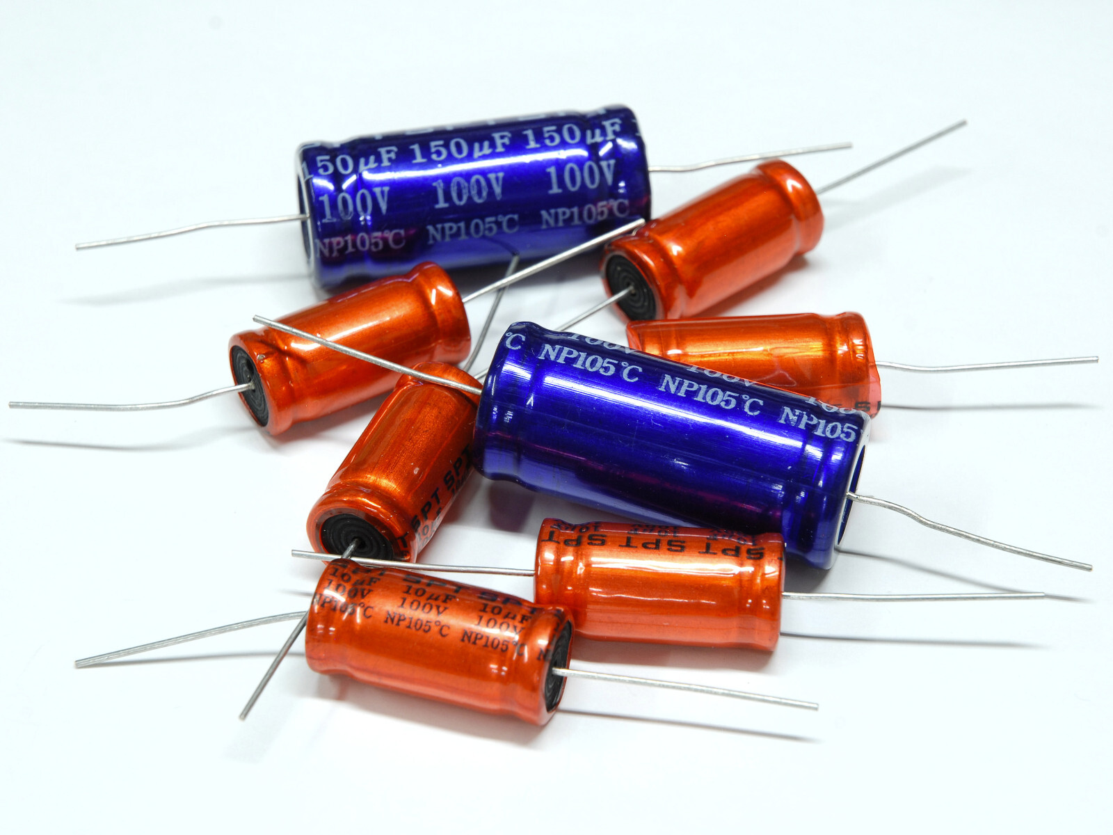 SPT 6.8-150uF ±10% 100V Non-Polar Electrolytic Speaker SPT 6.8-150uF ±10% 100V Non-Polar Electrolytic Speaker
