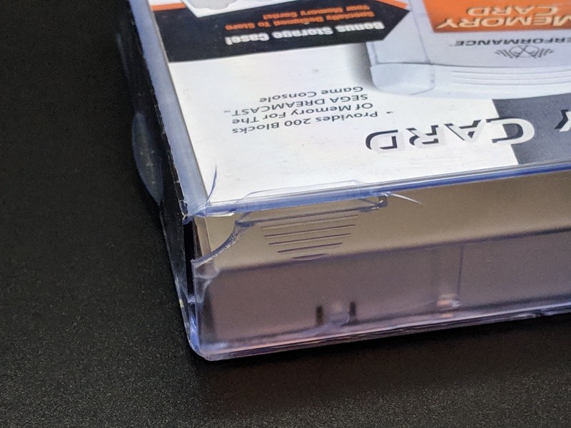 Performance Sega Dreamcast Memory Card 200 Blocks w case Very Good Condition