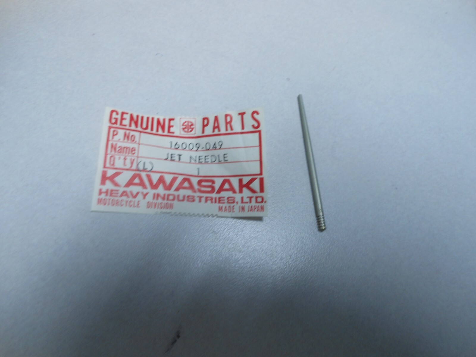 Ukiページ NOS Kawasaki OEM Needle Jet 69-75 H1 73-75 F11 76 KH500