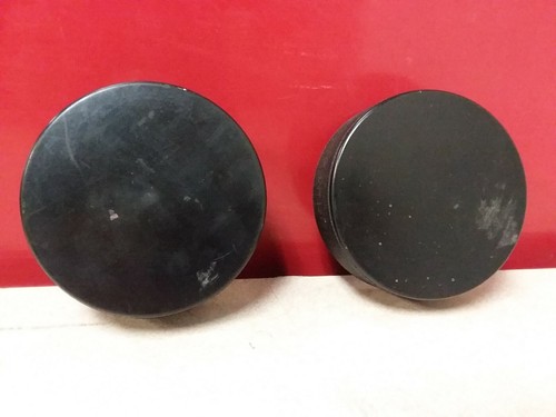 Vintage Rubena Official Hockey Pucks Made In Czechoslovakia Lot of 2