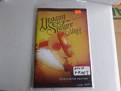 DRAGON SLAYER VOL. 1 KICKSTARTER EDITION signed by devin kraft