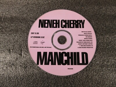 Neneh Cherry Manchild 1988 Promo CD Single 2-Track Disc Only
