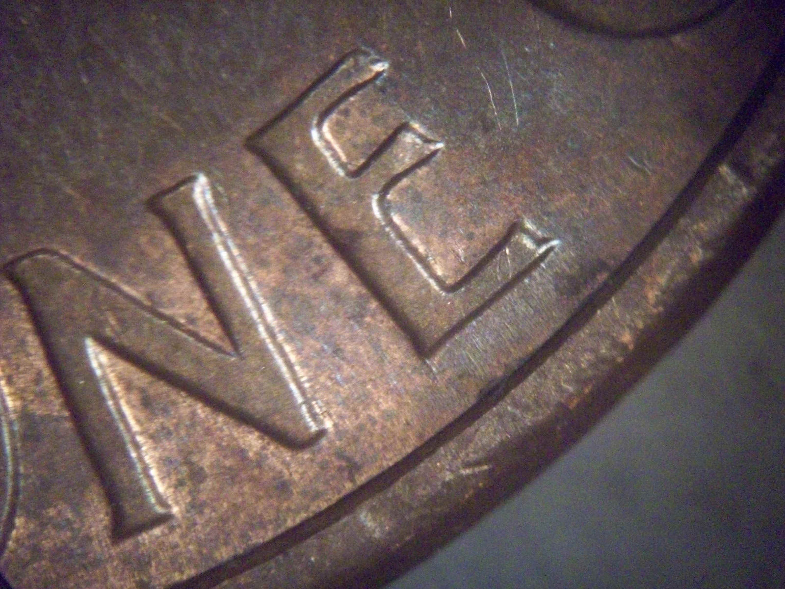 1993 P die trail error  New Discovery Lincoln error coin