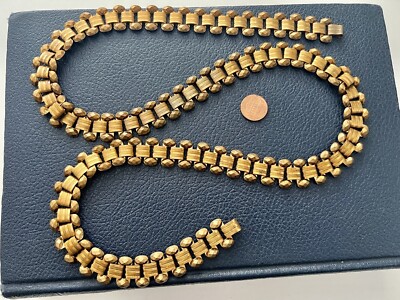 36  Vintage Brass 19mm Fancy Faceted Book Chain DIY Findings Jewelry Making