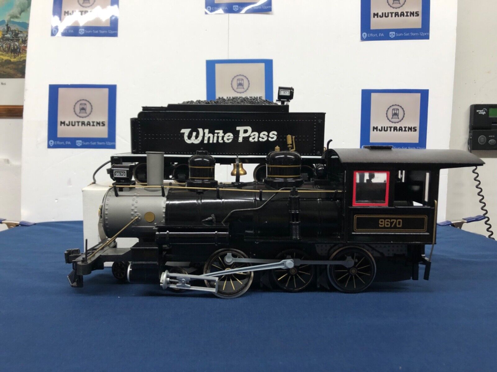 Bachmann G Big Hauler White Pass #9670 4-6-0 Steam Engine w Bachmann G Big Hauler White Pass #9670 4-6-0 Steam Engine w