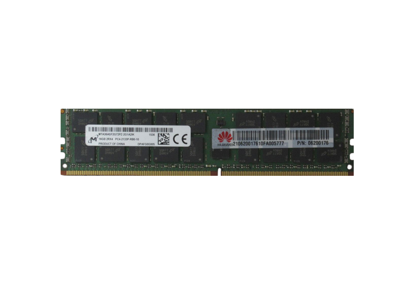 MTA36ASF2G72PZ-2G1 - Micron 16 GB DDR4-2133 RDIMM PC4-17000P-R 2Rx4 Server RAM