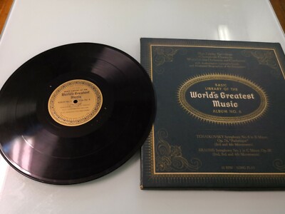 BASIC LIBRARY OF THE WORLD'S GREATEST MUSIC ALBUM  NO.6 TCHAIKOVSKY, BRAHMS