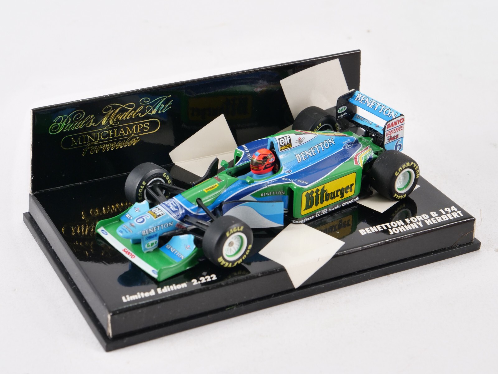 ミニチャンプス　ベネトンフォードＢ188 ミニチャンプス F1 ベネトン フォード B188 アレキサンドロ