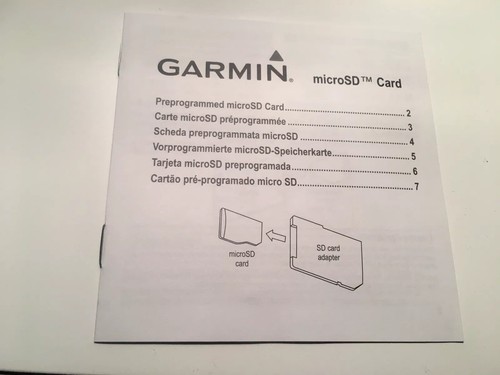 Garmin GPS 2018 Ireland & UK Street Map SD Memory Card