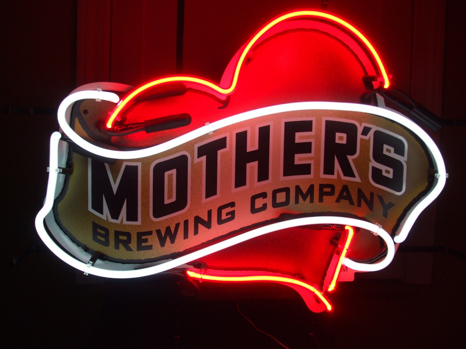 MOTHERS'S BREWING COMPANY NEON BEER BAR SIGN MAN CAVE GARAGE SPRINGFIELD MO