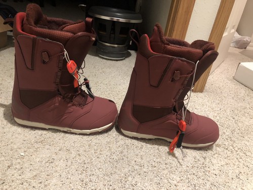 Burton Ruler Speedzone Snowbord Boots 2019 Men’s 10 Maroon- Brand New W/Box