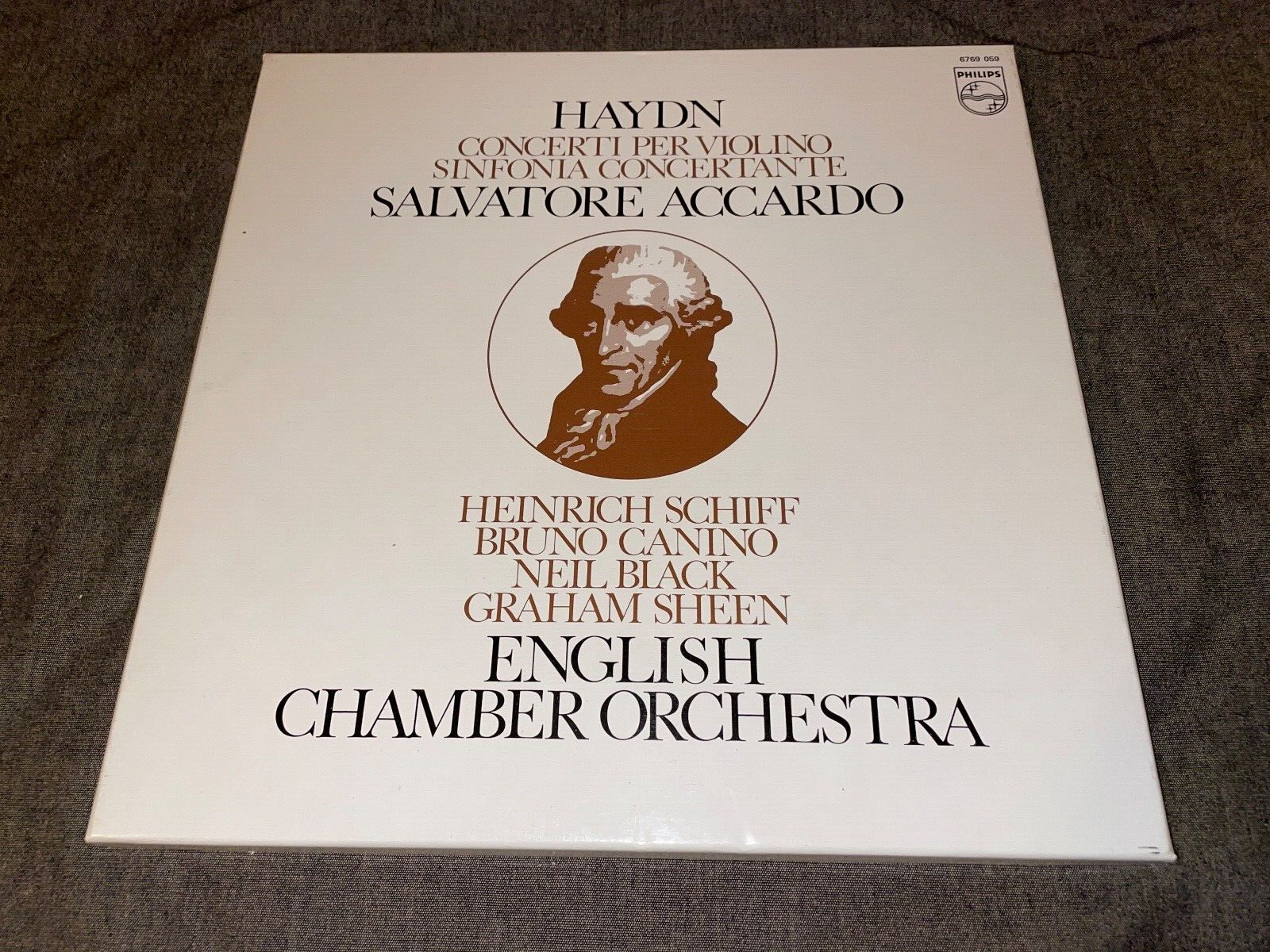 Philips 6769 059 ed1 2LP Salvatore Accardo: Haydn: Violin