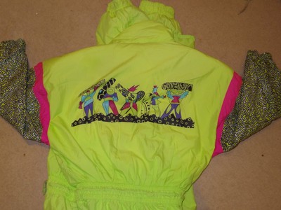 RODEO RETRO SKI SUIT Vintage 80's 90's Ski Neon Apres Ski