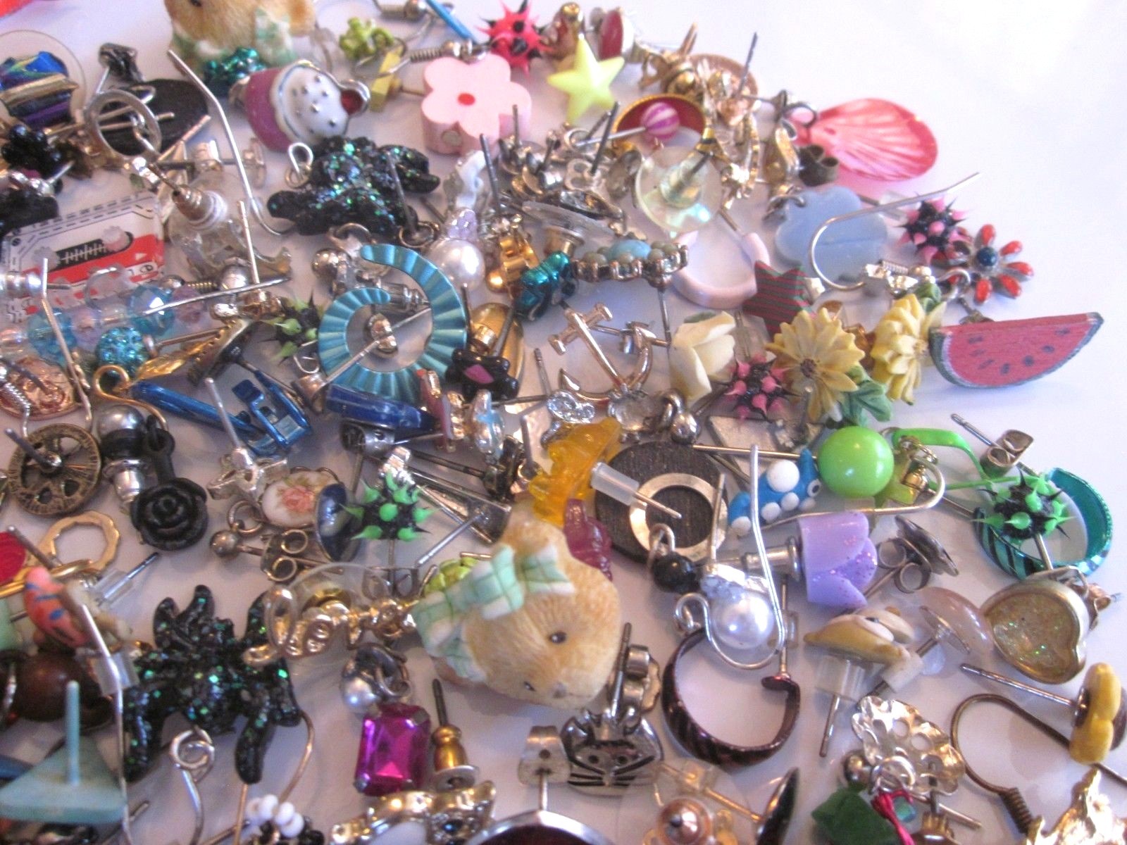 Jewelry Earring Lot for Girls-Lots of Matches & Some Singles-Craft-Wear-U Sort
