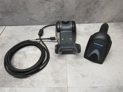 Datalogic Gryphon GBT4400-BK Barcode Scanner + BC4010-BK-BT Charger + USB Cable