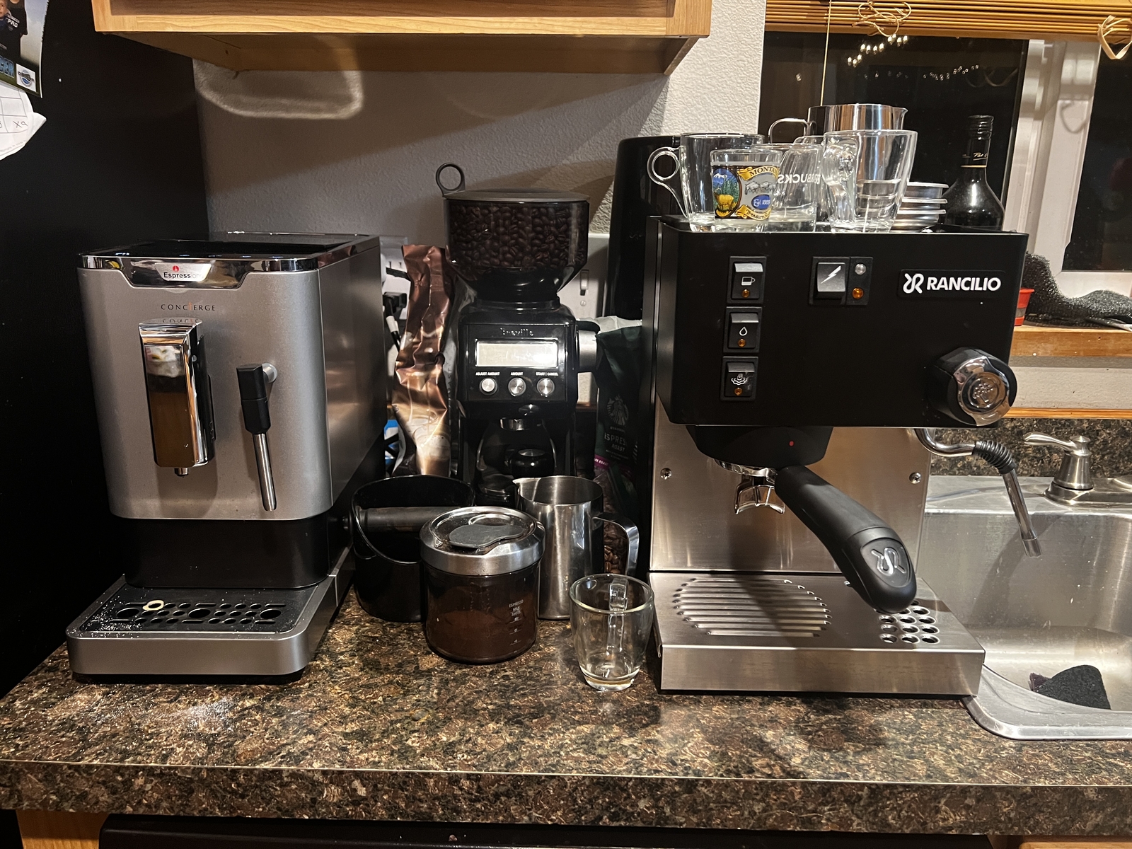 Espressione Concierge Automatic Bean To Cup Espresso Machine 8212S S