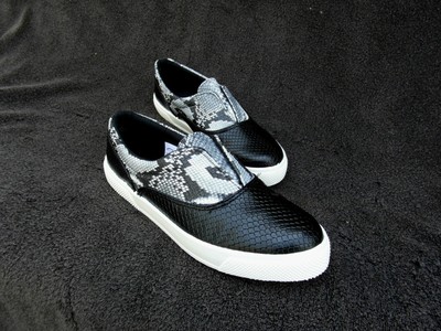 NEUE JANIKO Sneaker-38-Karton-VIP Grigio-Python Look-Slipper-Extravagant-TOP