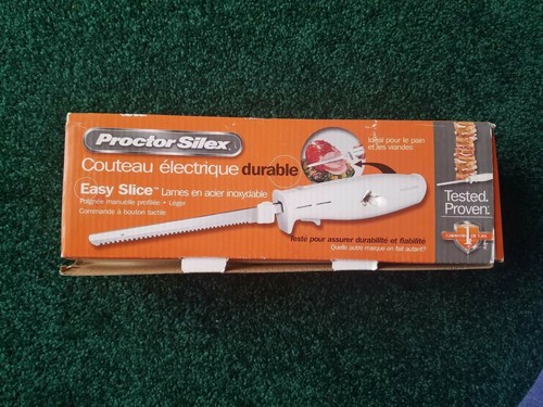 Proctor Silex Easy Slice Electric Knife - White