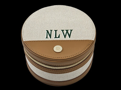 WN Paravel Keep-It-Safe Jewelry Case Travel Toiletry Bag W Pouch Scout Tan NWOT