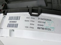 Volvo V60 I 155 10-13 1,6 84KW Kombiinstrument Tacho Volvo V60 I 155 10-13 29.09.2014 36001836 31343325AA... Vorschau 5