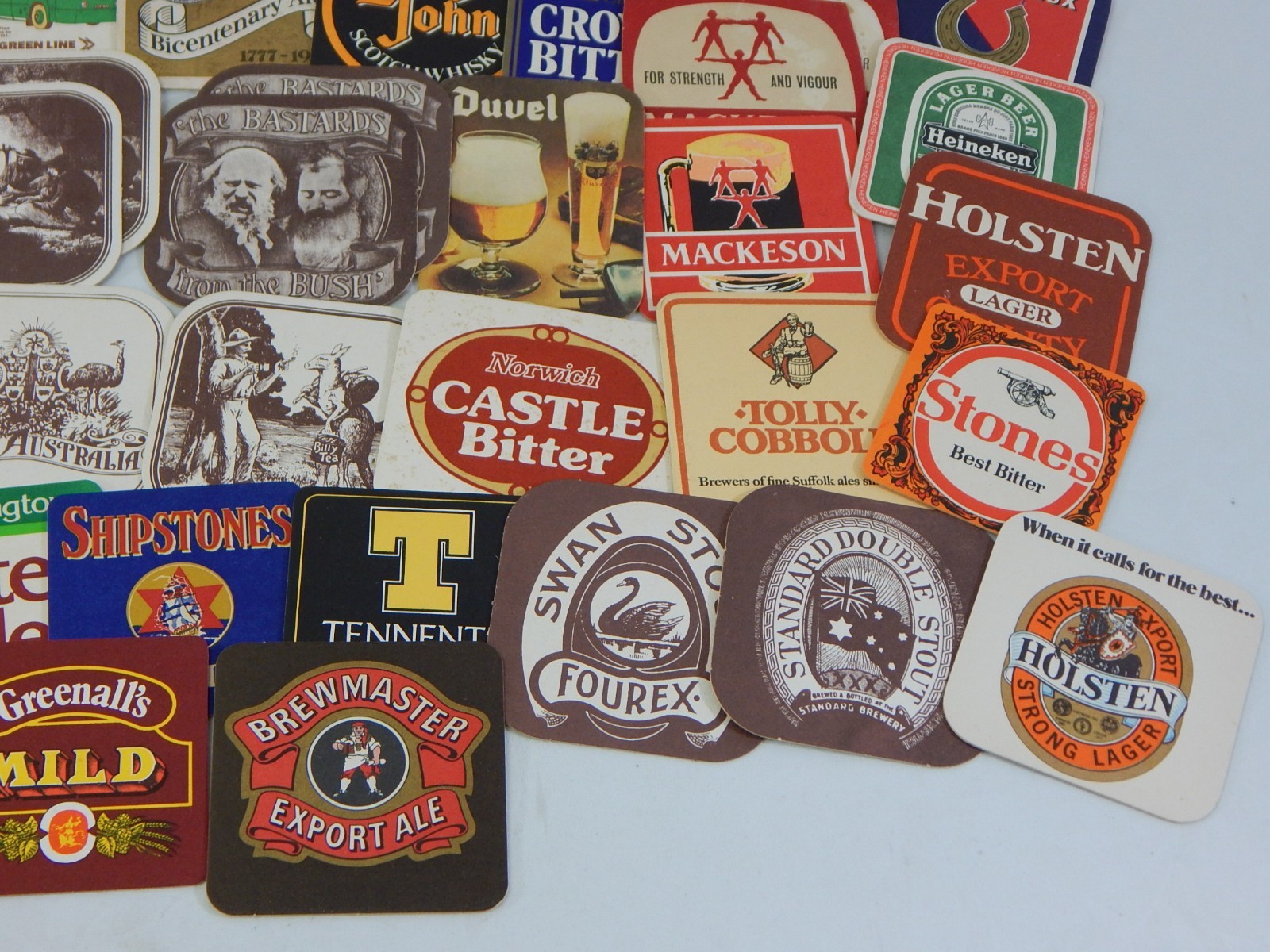 72 Vtg Beer Coasters Various Brands Micro Brews Imports ML