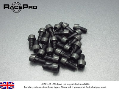 RacePro 6x Boulon conique titane gr5-M6 x 20mm x 1mm-Allen head-Vert