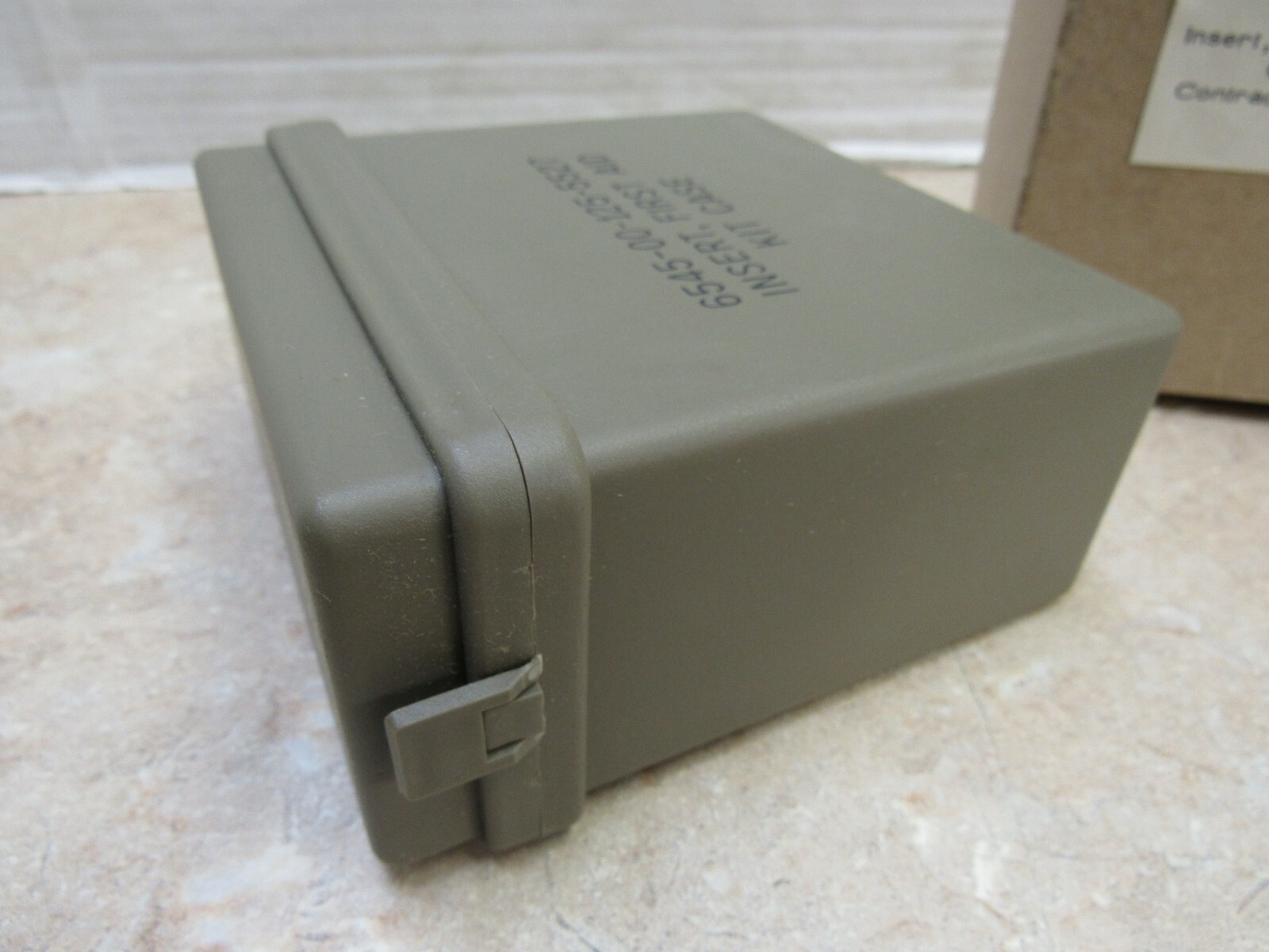 Post Vietnam Era US First Aid Kit Case Insert 1978 Dated NOS 6545-00-125-5527 