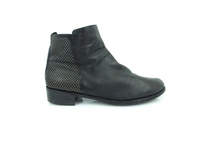 GERRY WEBER Black Ankle Bootie Studded Insulated Boots Size EUR 41 US 10.5 [A76]