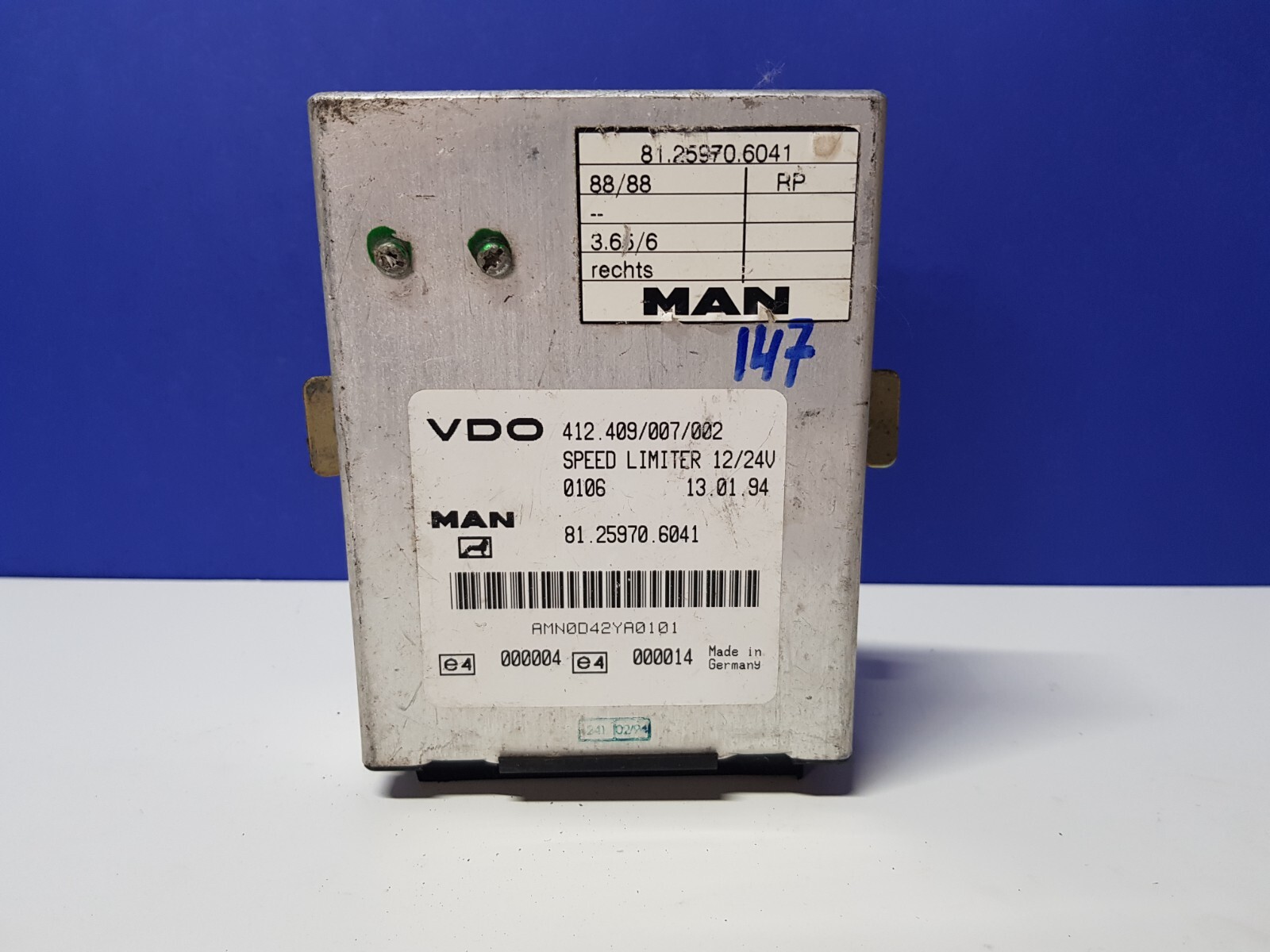 Man 81259706041 81.25970.6041 412409007002 Genuine Electric