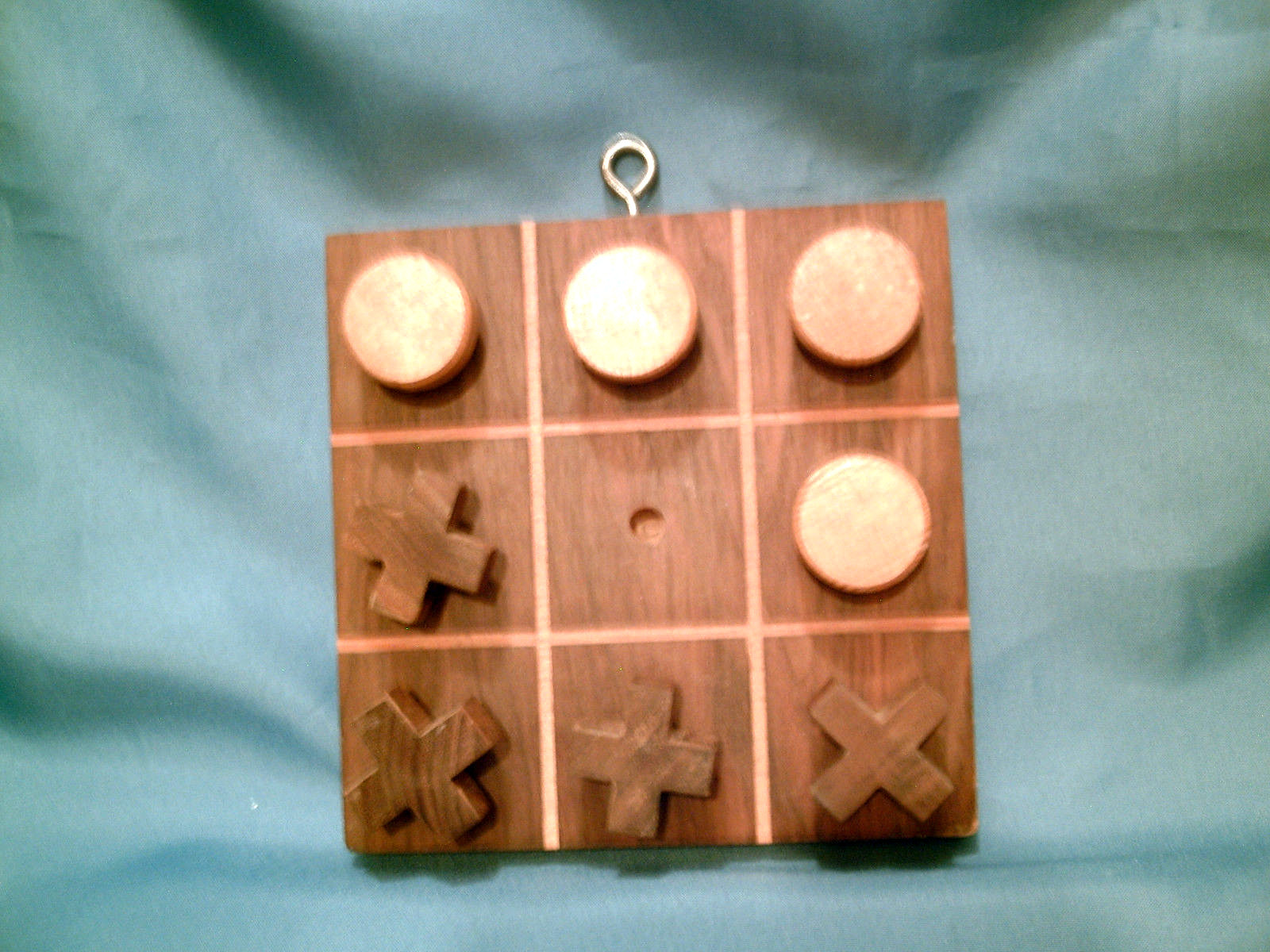 LOT OF 3 Hand Crafted Vintage Wooden Mind Puzzles Challenge Games Ring & Rope