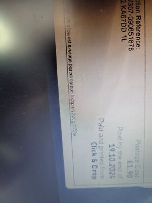 Item photo(s) from verified buyer