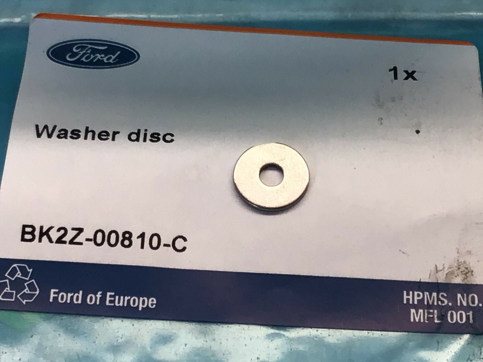 2015-2019 Ford Transit 3.2L OEM Fuel High Pressure Washer BK2Z-00810-C