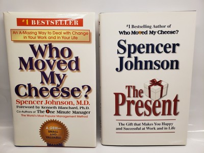VTG 1998 WHO MOVED MY CHEESE 2003 THE PRESENT 1st Ed Spencer Johnson M.D. BOOKS