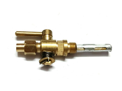 BRAND NEW TRIUMPH NORTON BSA FUEL PETROL GAS TANK TAP PETCOCK 1/4'' BRASS