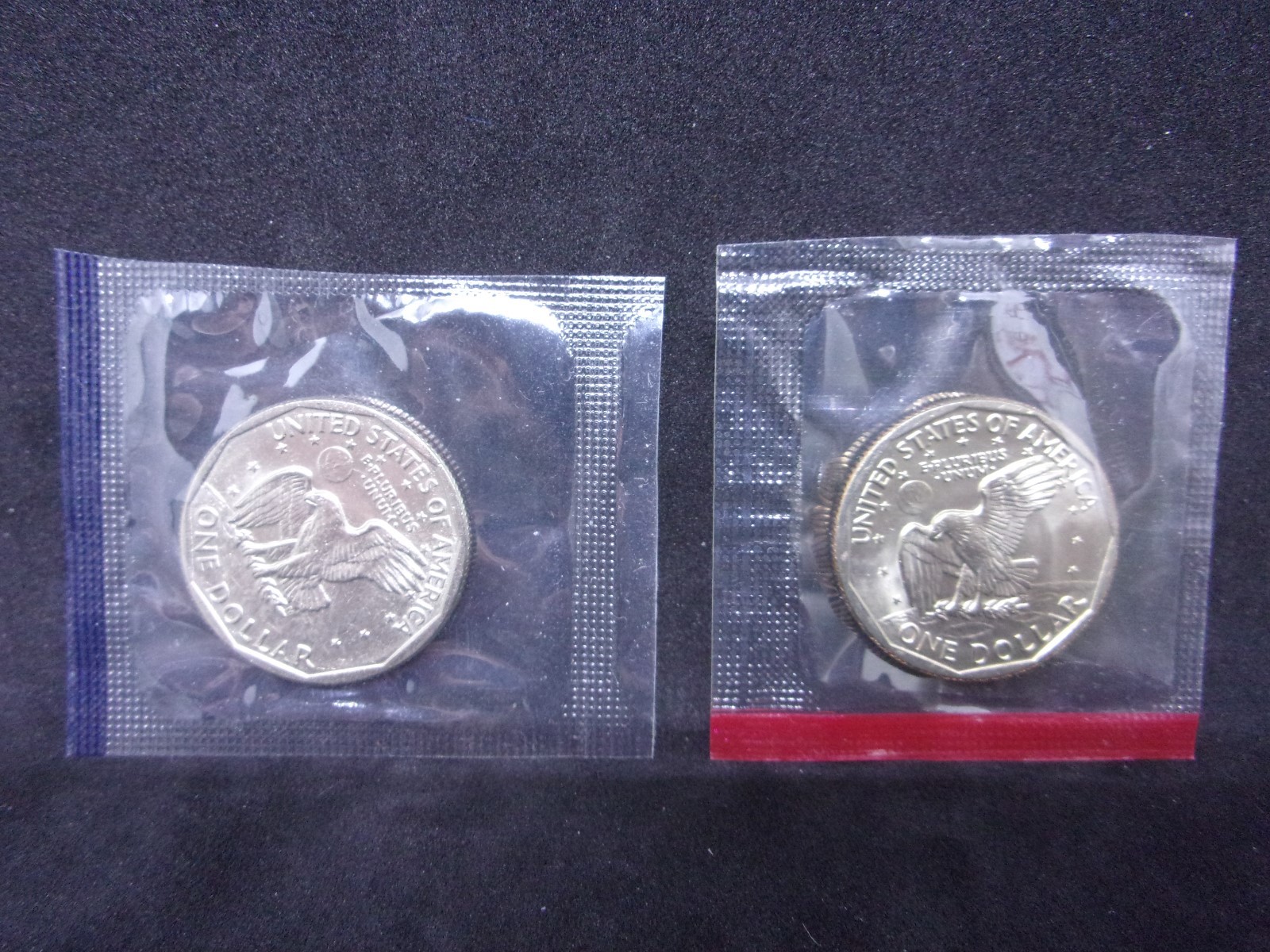 1981 P D S $1 Susan B. Anthony Dollars (In Mint Cello) Brilliant Uncirculated