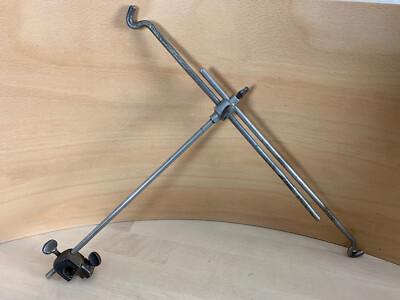 DUPLEX Walberg & Auge Double CYMBAL ARM Hoop Clamp Post Traps 20s 30s Vtg Hanger