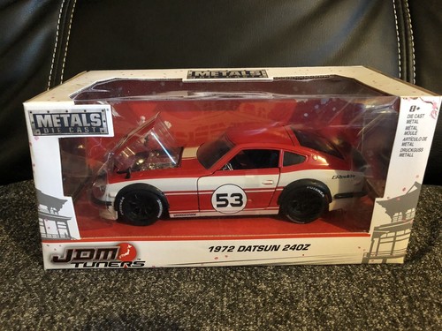 JADA JDM TUNERS 1972 DATSUN 240Z BLUE 1:24 DIECAST MODEL CAR