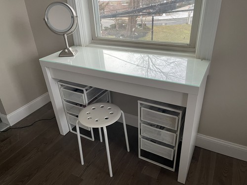 ※Maki※ Syvd Dressing table IKEA ドレッサー IKEA SYVDE ドレッサーのお部屋紹介と組み立て | TikTok