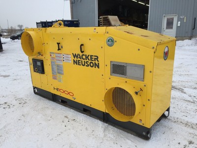 2015 Wacker Neuson HI1000 LPG or Natural Gas Indirect Fire Heater 1 000 000BTU